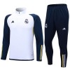 Real Madrid Trainings Sweatshirt Pak Quarter-zip 2023-24 Witte - Heren